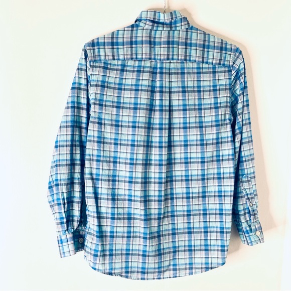 Vineyard Vines Whale Shirt in Blue Checkered Plaid - Picture 5 of 8